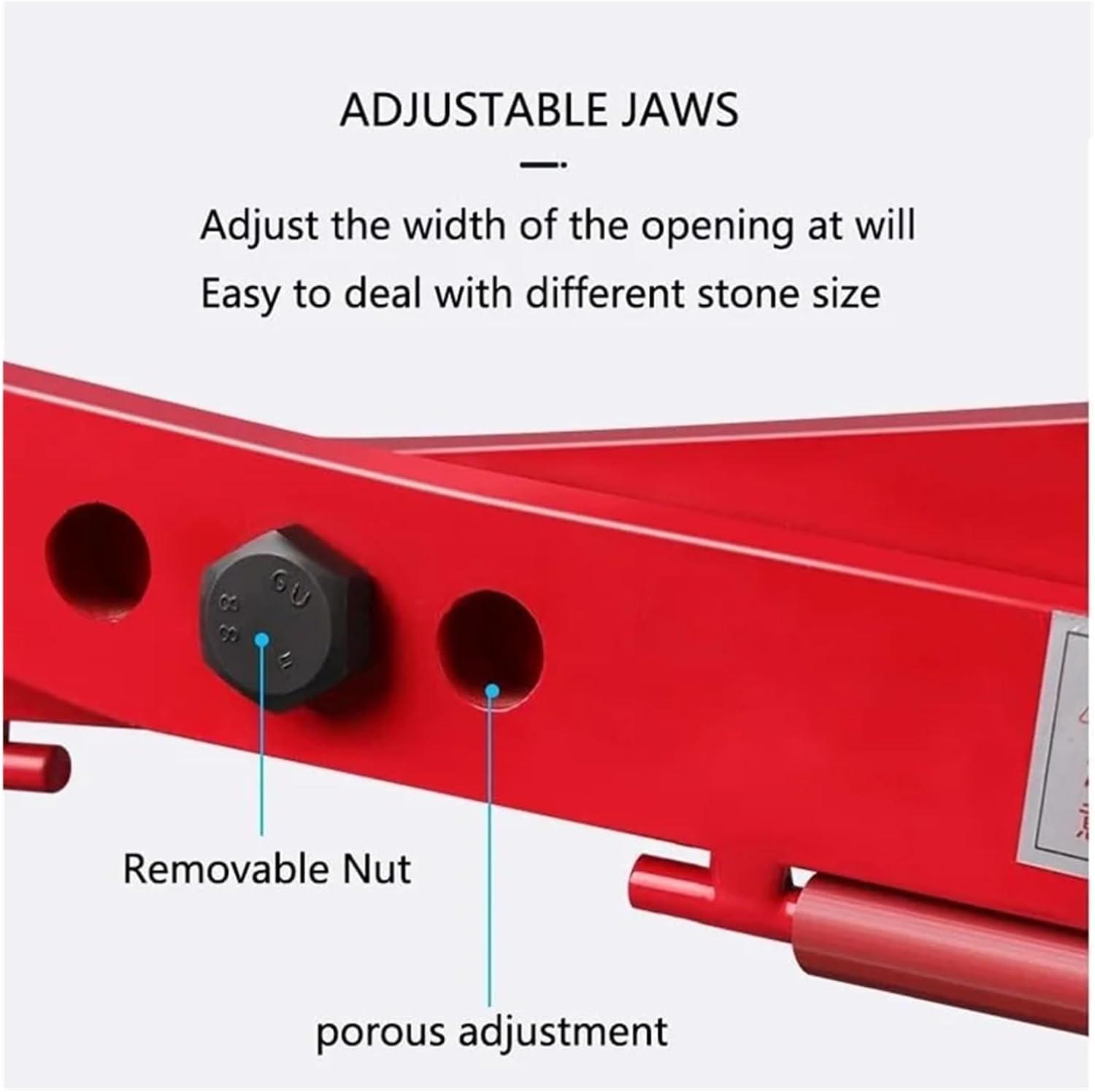 Lifting Clamps Granite Clamp Double Hand-Carried Stone Scissor Lifter Clamps Non-Slip Adjustable for Carrying of Marble,lifting clamps(6in 350kg)