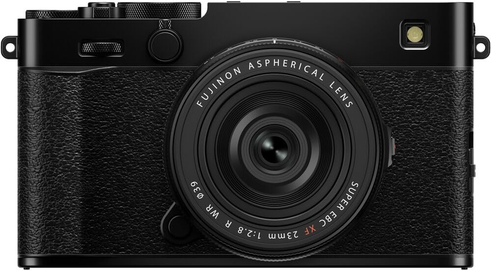 FUJIFILM X-E5 Mirrorless Digital Camera with XF 23mm f/2.8 Lens (Black) Bundle with Fuji INSTAX Mini Link 3 Smartphone Printer - White + 64GB UHS-II SDXC Memory Card + Micro HDMI Cable + More