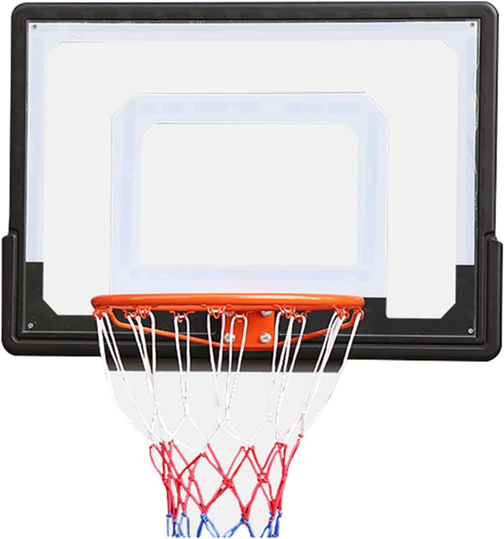 Mini Basketball Hoop, Hole-Free Wall-Mounted Basketball Hoop, Basketball Hoop for Adults and Children's Home Office and Bedroom