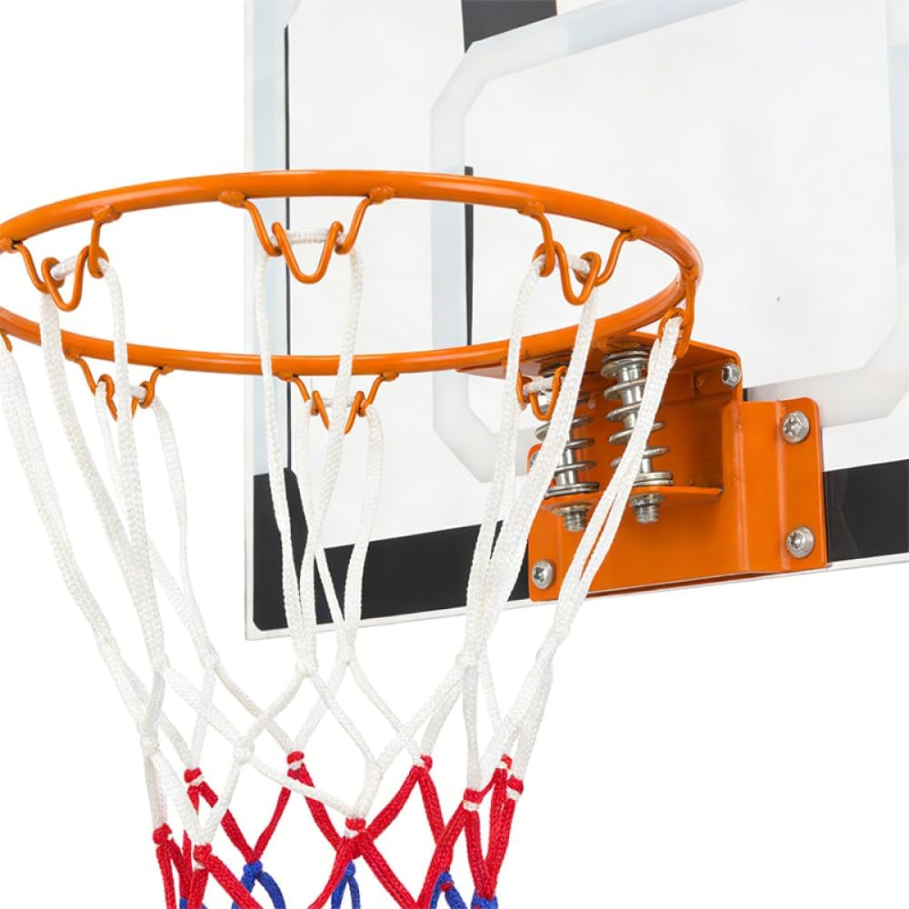 Premium Over-the-Door Mini Basketball Hoop for Indoor Play, Durable Backboard and Adjustable Rim for Home Office or Dorm Use