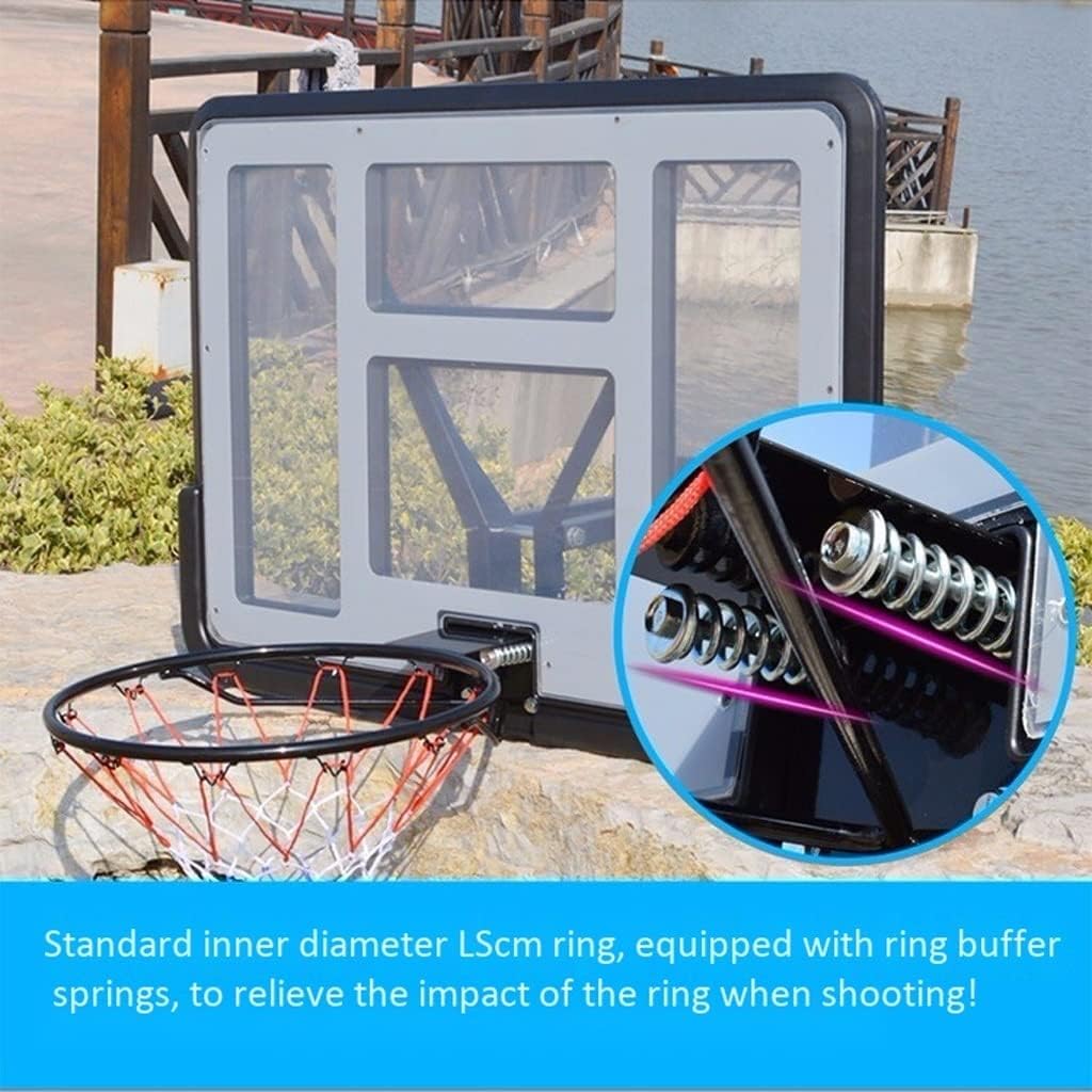 Mini Basketball Hoop for Kids Adults Teens,Wall-Mounted Basketball Rim Easy to Install (43.3x29.6 Inches)