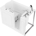 ANZZI Walk-In Tub, 30 x 53 in, Right Drain, Air & Whirlpool Jets, 110V | Spa features: Aromatherapy, chromatherapy, ADA slip-resistant seat, handheld shower, bath pillow included, LED light