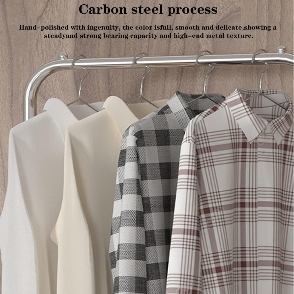 Shoe Ben Coat Stand Rack - Versatile Clothes Hanger with Shelves Rolling Garment Rack for Bedroom & Wardrobe Ideal for Shoes Storage & nization 4 Wheels for Easy Mobility