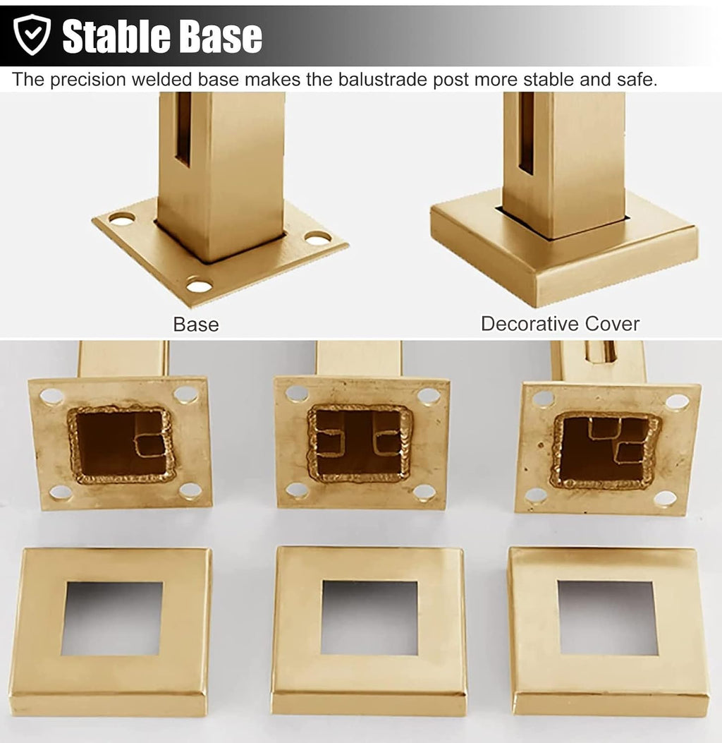 Balustrade Posts Gold Corner Post