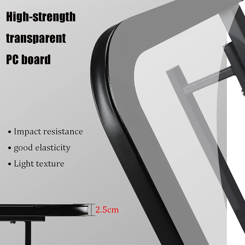 Basketball Rim Adult Basketball Hoop, 43in Wall-Mounted Basketball Board, Expansion Screw Installation, 110x75 Cm