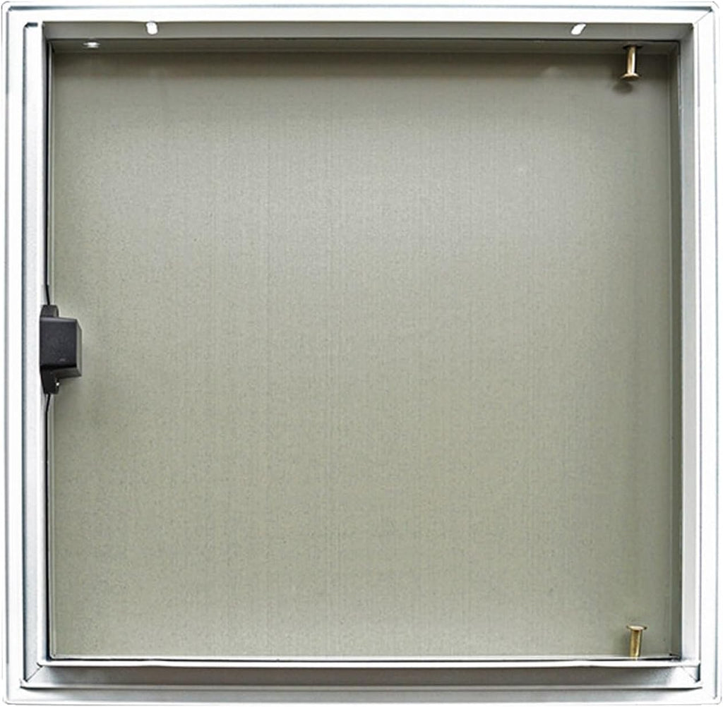 Large Metal Inspection Hatch, Magnetic Inspection Door Cover, Large Drywall Access Panel, for Concealing Pipes and Cables(White,60x60cm)