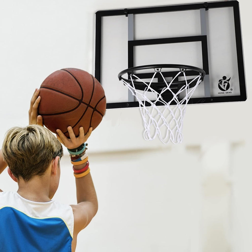 Wall-Mounted Mini Basketball Hoop, Indoor and Outdoor Door Wall Basketball Competition Backboard, Foldable Basketball Stand