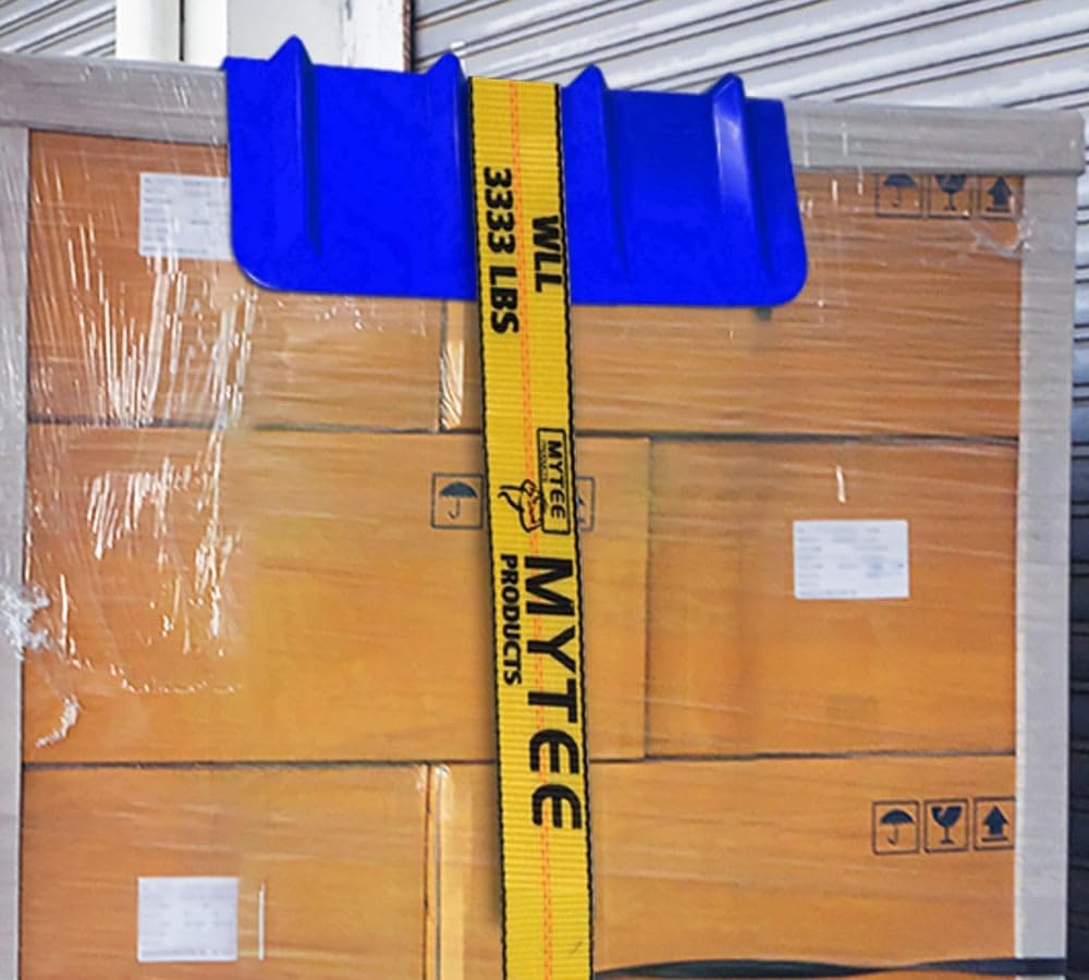 Mytee Products (10 Pack Blue Corner Protector V Shaped Edge Guard 8' x 8' x 24' Inches