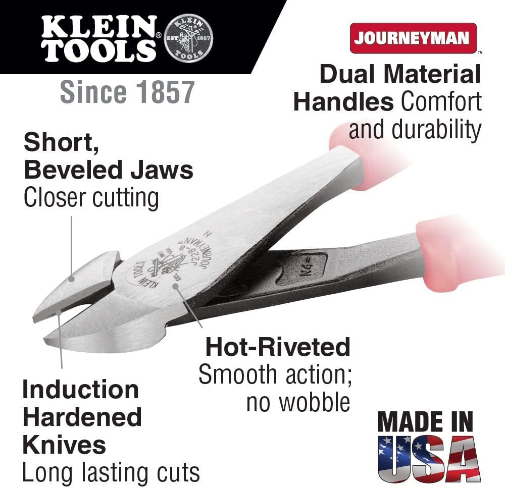Klein Tools 80086 6-Piece Journeyman Plier Kit and 80021 16-Piece Screwdriver/Nut Driver Set with Magnetizer