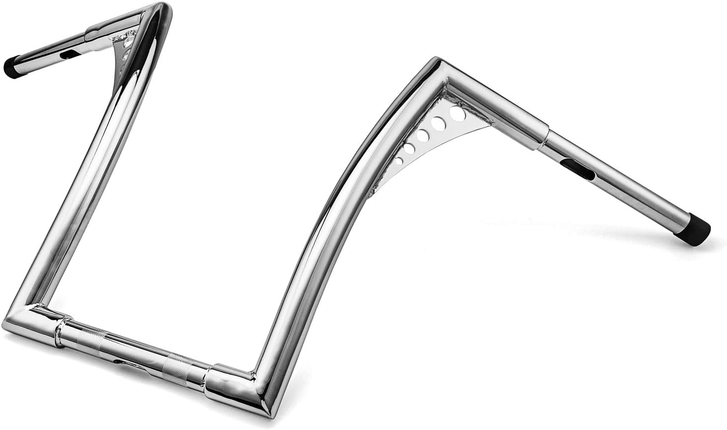 WSays 14' Rise Ape Hangers HandleBar 1-1/4' Diameter Compatible with Harley Sportster XL 883 1200 Softail Dyna Road King 1994-2022 and Road Glide 1998-2013 Model, Chrome
