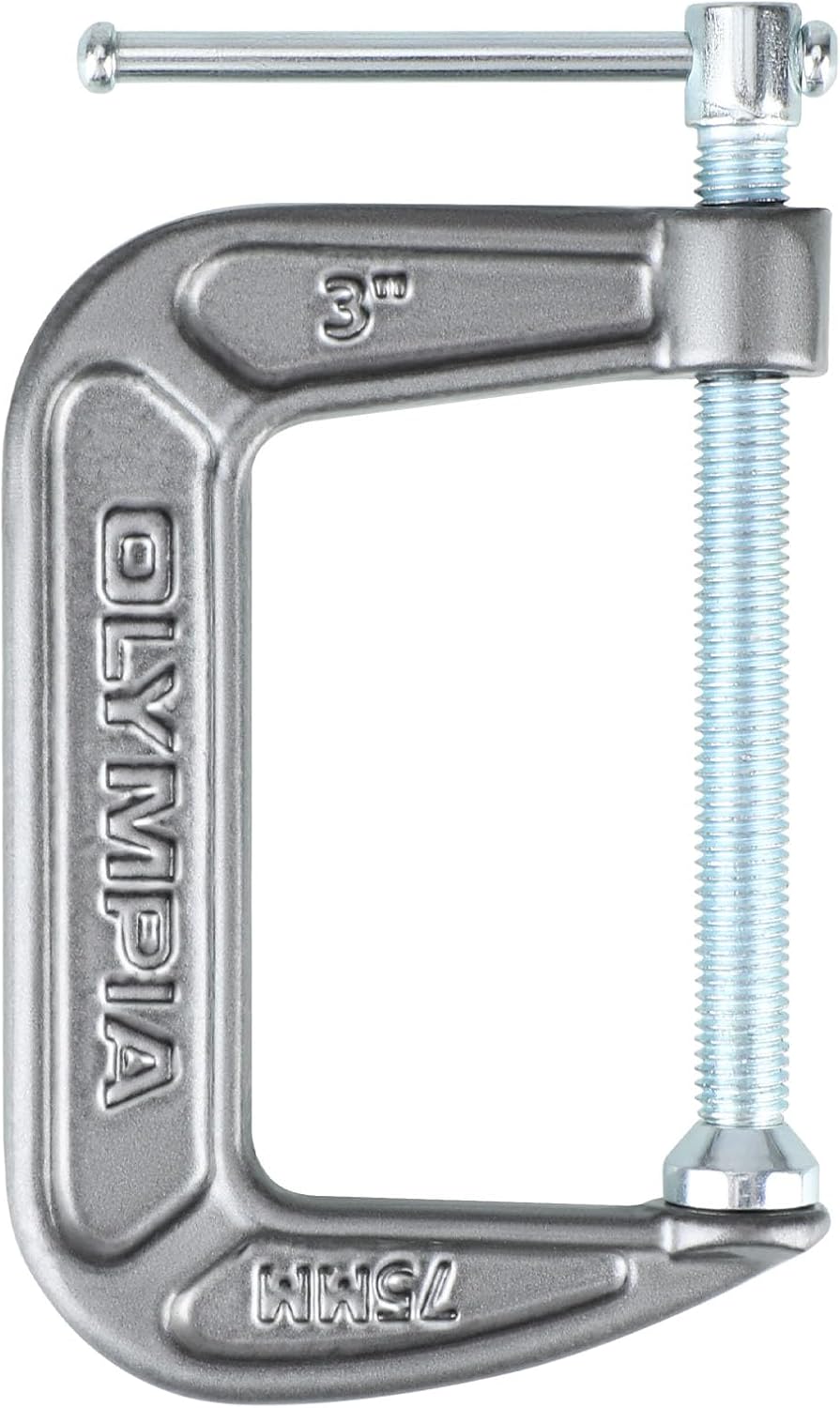 Olympia Tools Heavy Duty Cast Iron C-Clamps with 3-Inch Jaw Opening and 2-Inch Throat, 36 Pack