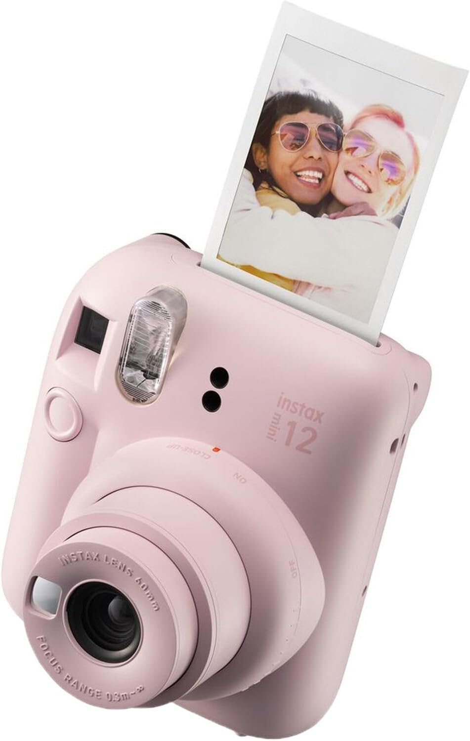 FUJIFILM INSTAX MINI 12 Film Camera Blossom Pink Bundle with Instant Film 20 Photo Sheets with Camera Case and Accessories Ideal Gift for Kids, Teenage Girl & Adults
