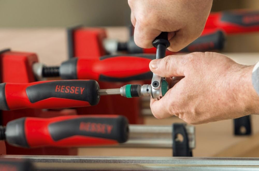 BESSEY KREX2440 K Body REVO Clamp Kit, 2 x 24 In., 2 x 40 In., BESSEY KR-AS, Pivot jaw add-on accessory, PK2