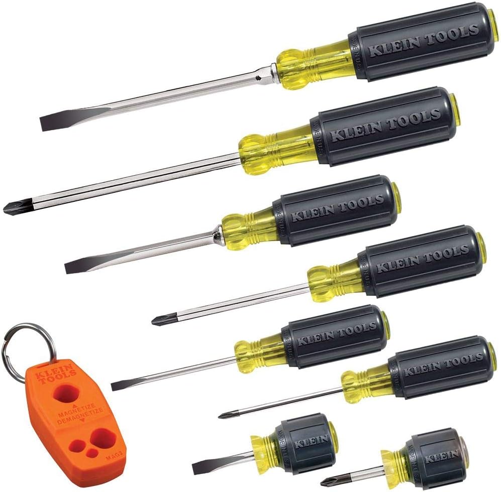 Klein Tools Screwdriver and Magnetic Nut Driver Set, 15-Piece