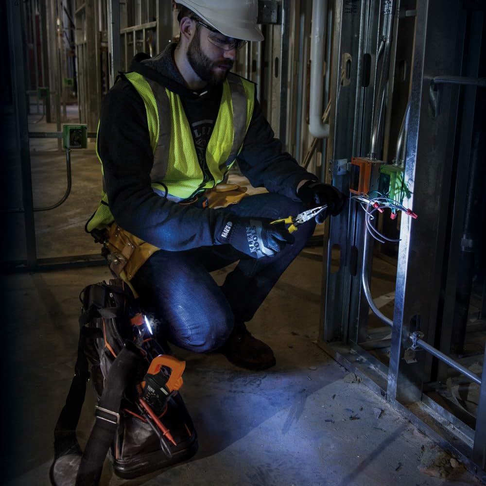 Klein Tools CL800 Digital Clamp Meter, Auto Ranging TRMS, AC/DC Volt/Current, LOZ, Continuity, Frequency, Capacitance, NCVT, Temp, More 1000V