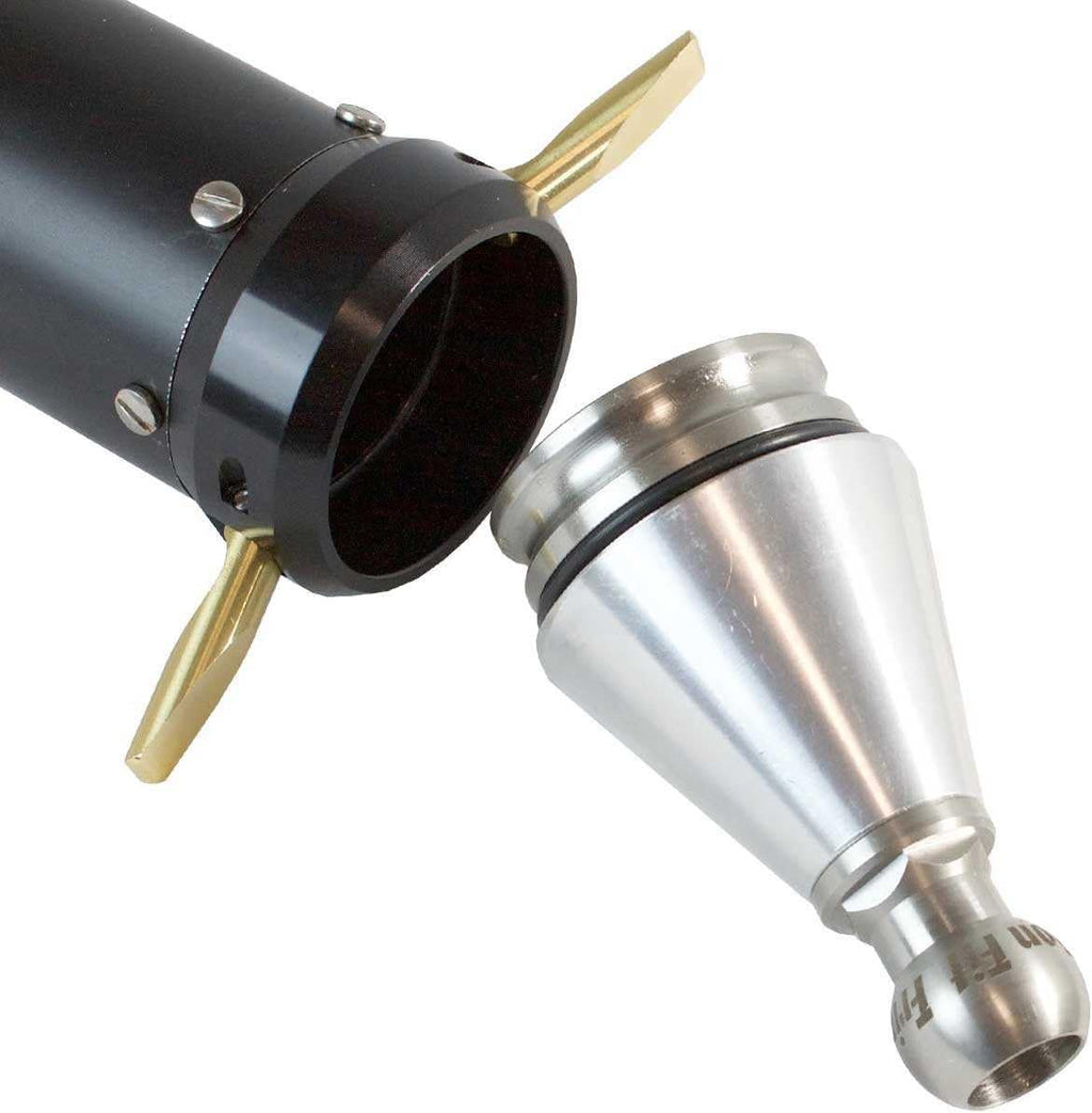 Columbia Drywall 32' Compound Mud Tube with Cam-Lock Levers for Easy Removal of Head for Cleaning