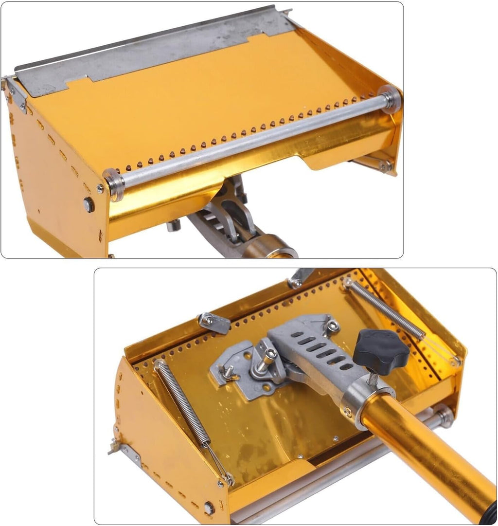 taping machine Professional Drywall Flat Finishing Box,9.8Inches Drywall Mud Compound Taping Tool, Quick Clean 40-64'' Adjustable Handle Putty Drywall knife Machine Suitable For Mud Drywall Skimming