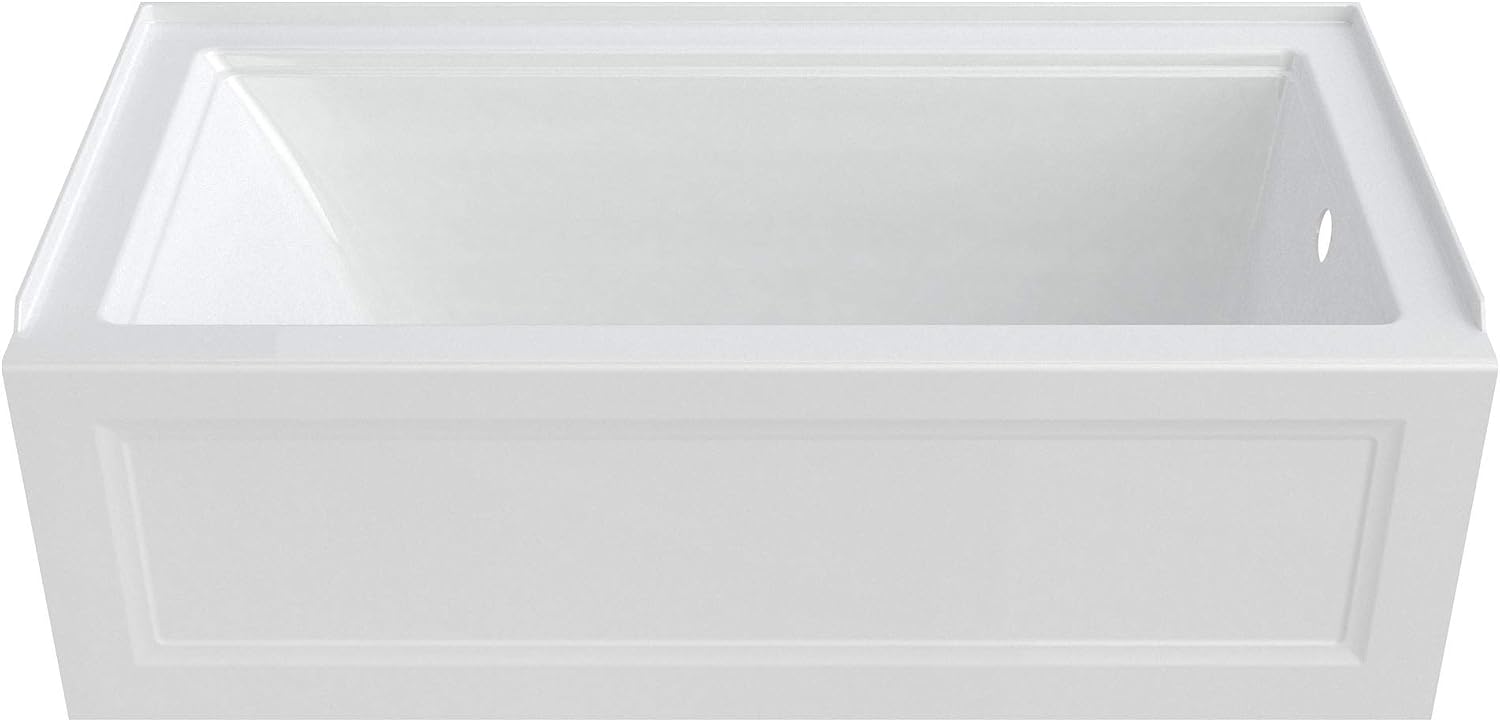 Town Square S 60'x30' Bathtub- Right Drain in White