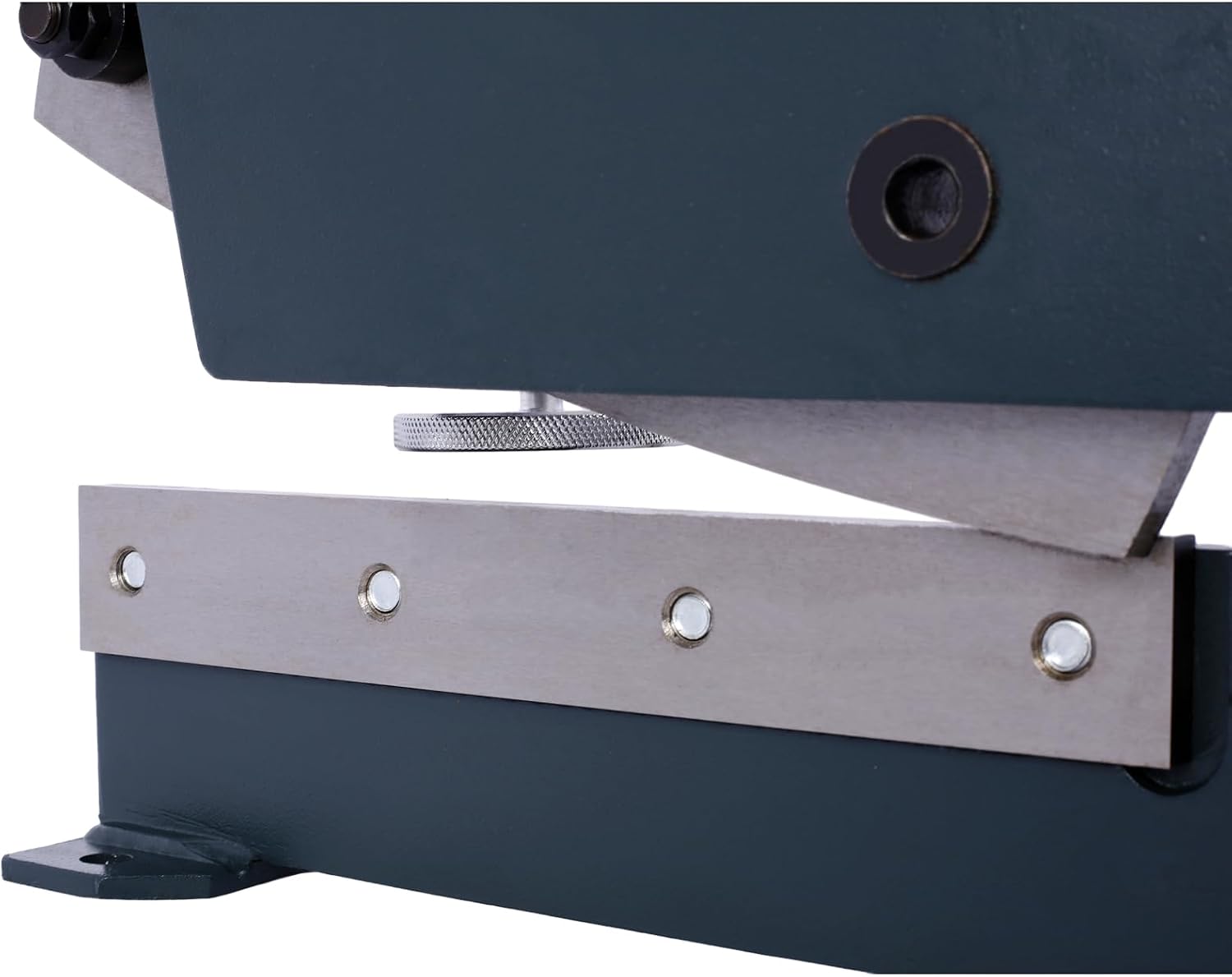 Hand Plate Shear, Manual Metal Cutter Cutting Thickness1/4 Inch Max, Metal Steel Frame Snip Machine Benchtop 1/2 Inch Rod, for Shear Carbon Steel Plates and Bars (12 Inch)
