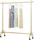 Clothing rack Modern Stylish Clothing Rack With Wheels Heavy Duty Metal Garment Rack Retail Clothing Displa Rack Sturdy And Durable Clothes Organizer Shelves,One Color 100x40x155cm