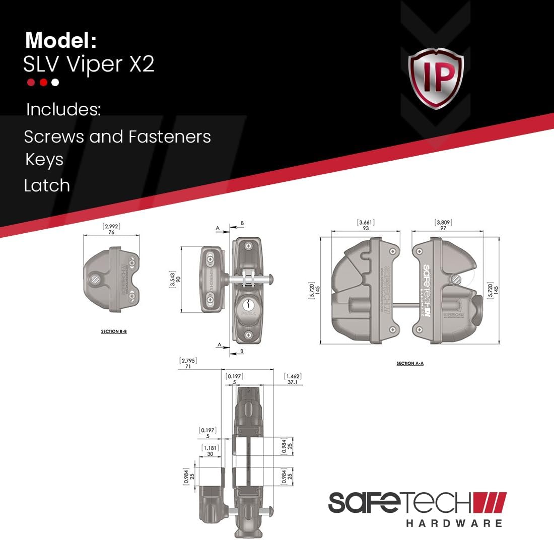 2 Side Gravity Gate Latch & TopKlik Self Closing Hinge & Gate Handle & Gate Stop