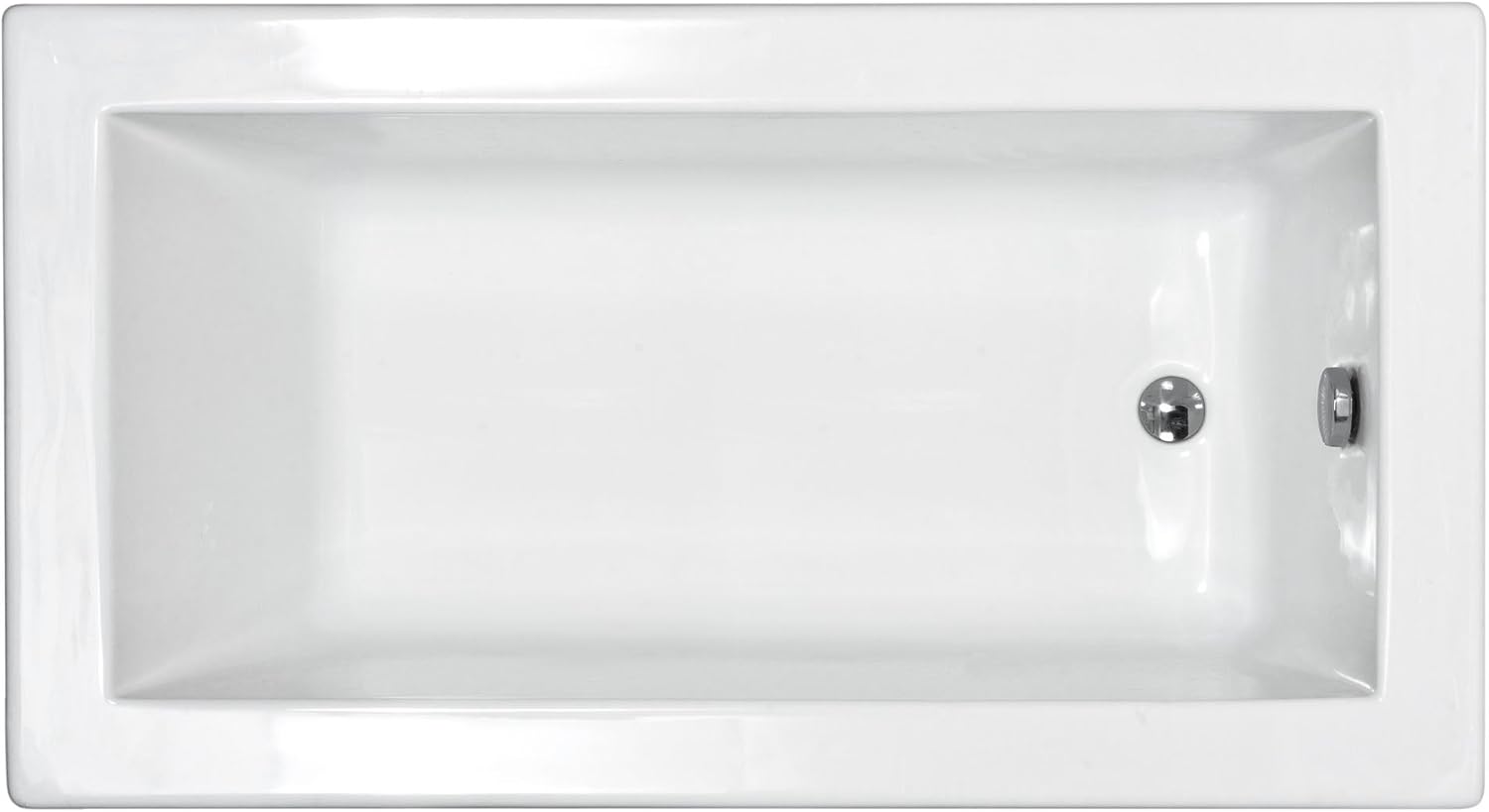 S3266VN Tubs Venetian 32 by 66 by 23-Inch Rectangular Soaking Bathtub, White