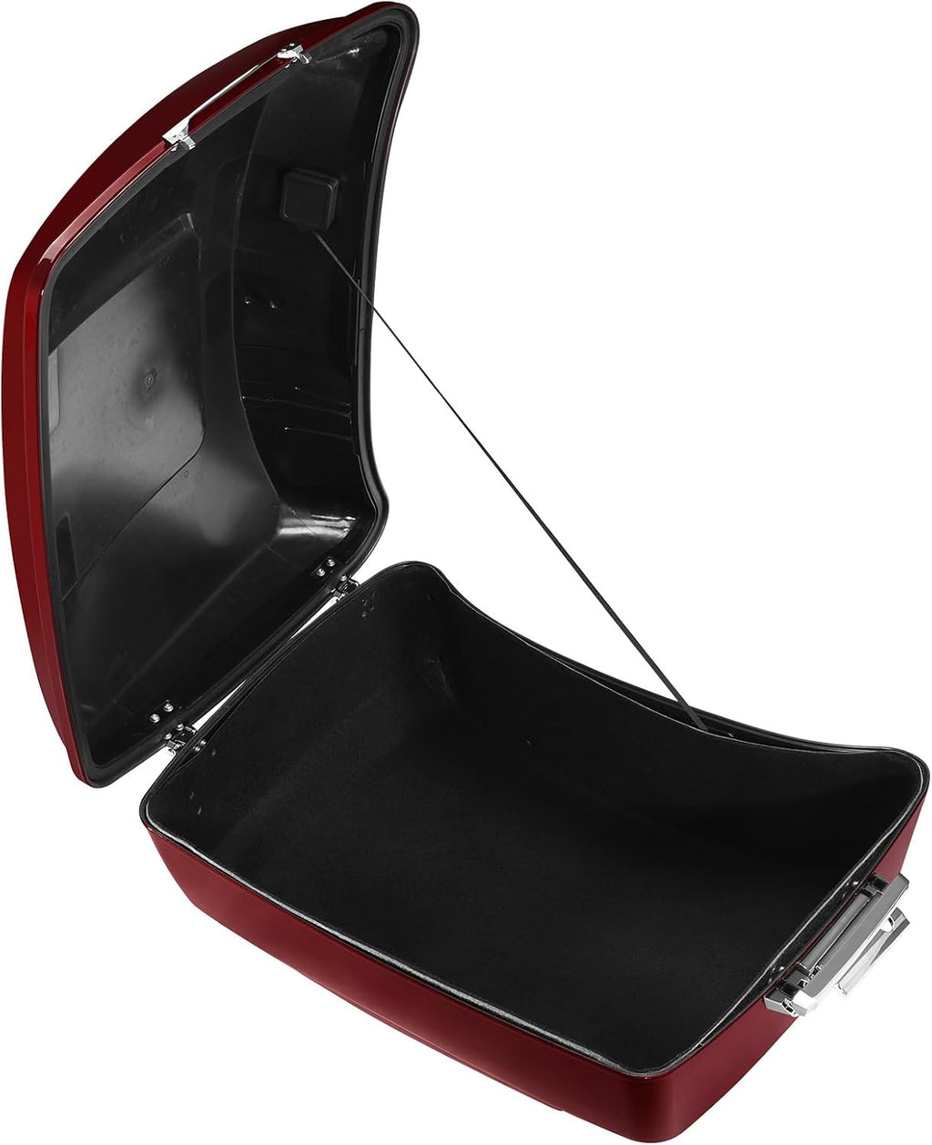 TCMT King Motorcycle Trunk Fit for Harley Touring 2014-2025 CVO Road King Road Glide Street Glide Electra Glide Ultra Limited Pack Mysterious Red Sunglo