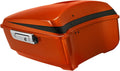 TCMT King Motorcycle Trunk Box Fit for Harley Touring 2014-2025 CVO Road King Road Glide Street Glide Electra Glide Ultra Limited Scorched Orange/Black Denim Pack