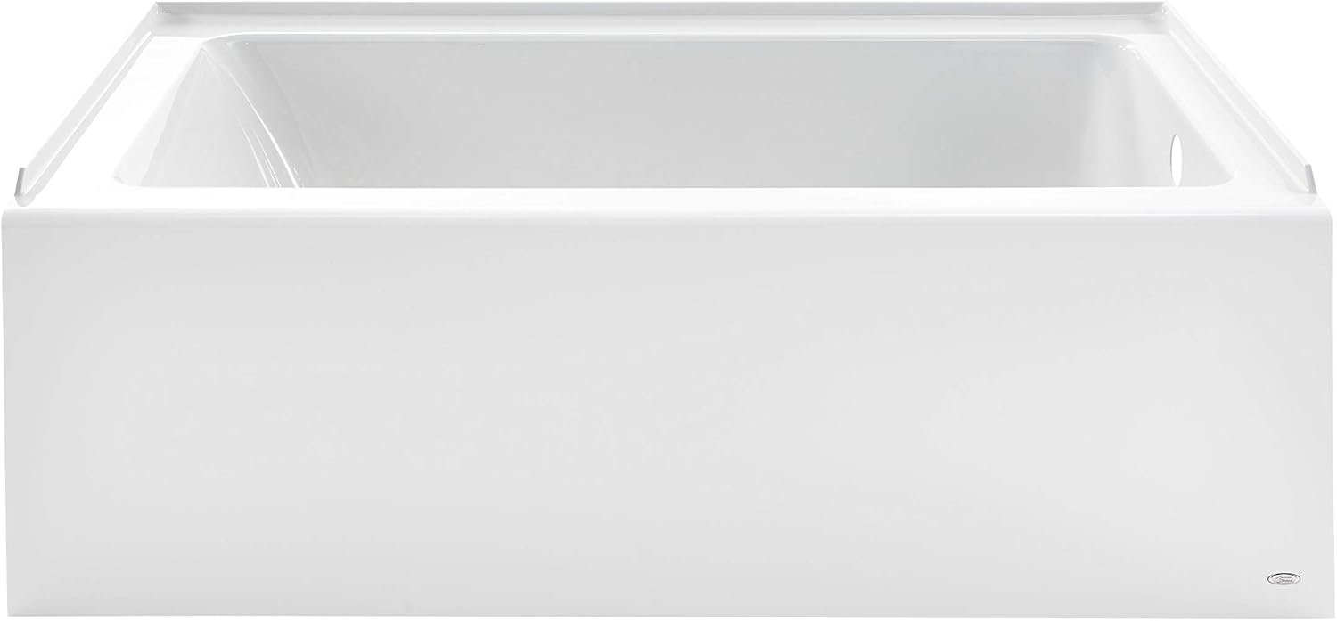American Standard 2973102.020 Studio Integral Apron Bathtub Right Drain 60 in. x 30 in. in White
