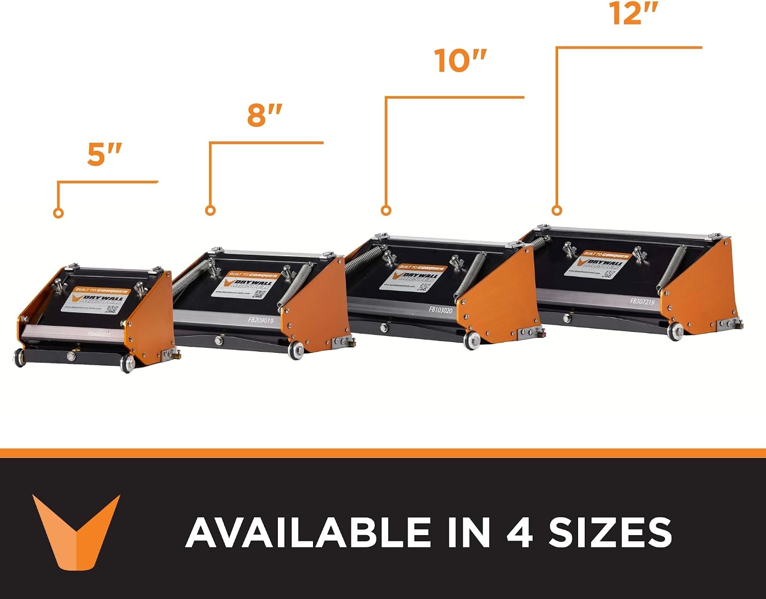 8' High Capacity Flat Finishing Box | Drywall Master – Pro Grade, Quick Clean – Drywall, Sheetrock, Wallboard Finishing – Chicago Family Owned