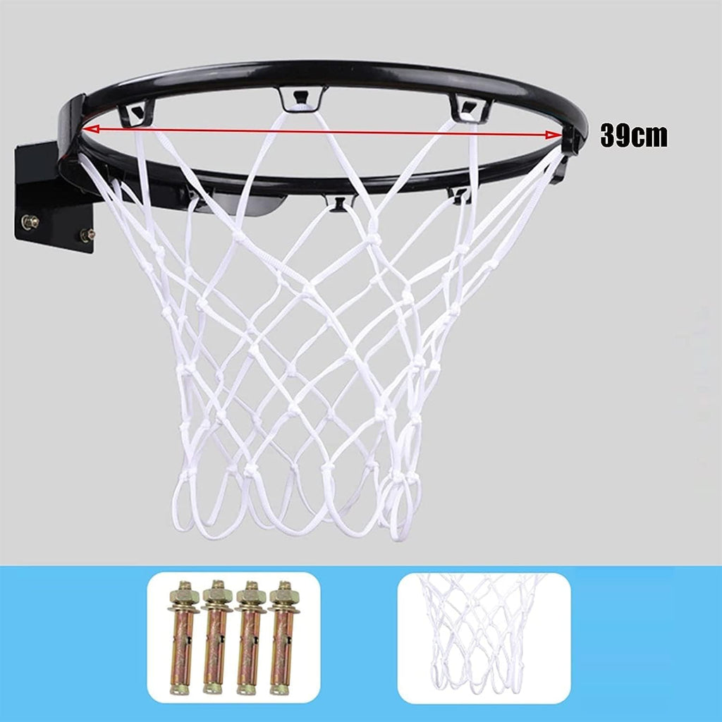 Basketball Rim Portable Wall-Mounted Basketball Hoop, Mini Kids Basketball Hoop On The Indoor Door, Easy to Install Without Punching