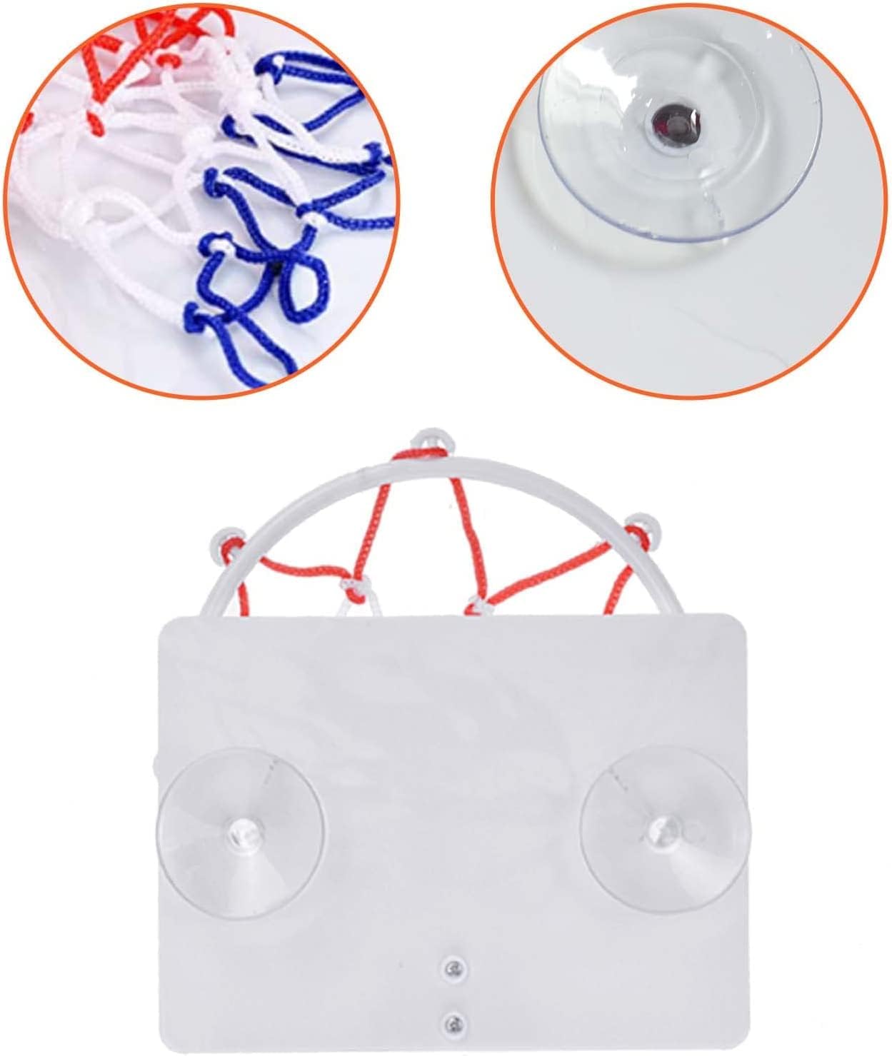 Cyfie 32x23 inch Large Basketball Hoop + 5.5 inch Mini Large Basketball Hoop for Kids