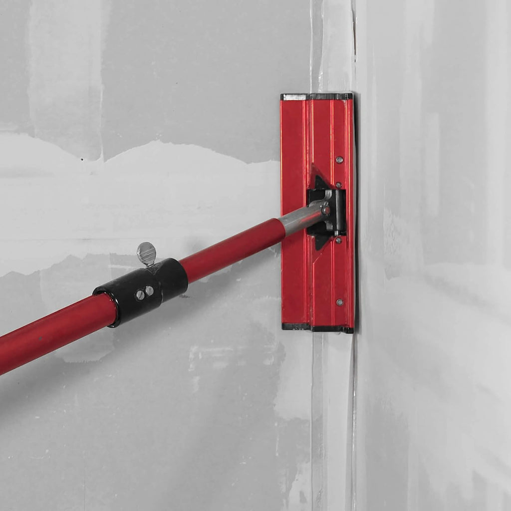 Drywall Finishing Set + Extension Handles - LEVEL5 | Pro-Grade | 10/12' Flat Boxes, Corner Roller, 3'/3.5' Corner Finishers, 7' Corner Applicator, Pump | Sheetrock Gyprock Wallboard | 4-623