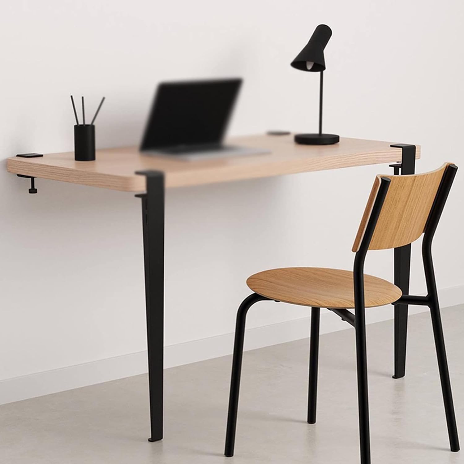 4pcs Iron F-Shape Table Legs, 76cm(30in), Black: Adjustable Coffee/Dining/Workbench/DIY Bar Legs, No Punching, Easy Install