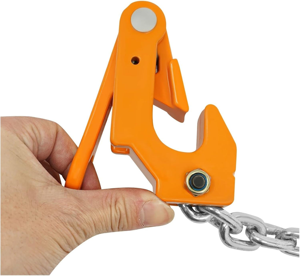 Multifunctional Lifting Clamp Yellow 1t 2000 Lbs Chain Drum Lifter Yellow Fiber Vertical Drum Lifter,lifting clamps