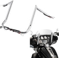Mofun 14' Ape Hangers Pre-wired Handlebars 1 1/4' Compatible with Harley Touring Street Glide Electra Tri Glide Ultra Limited with Batwing Fairing 2014-2023, Chrome