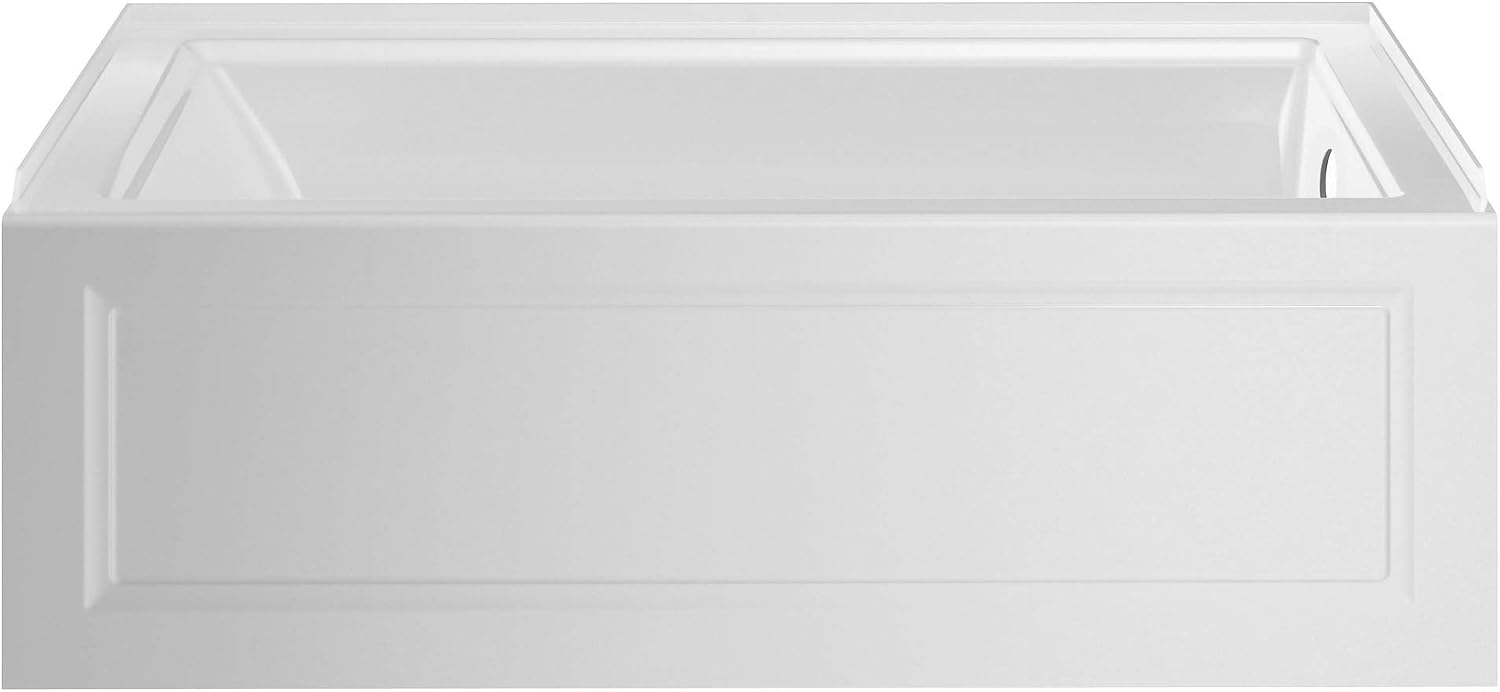 Town Square S 60'x32' Bathtub- Right Drain in White