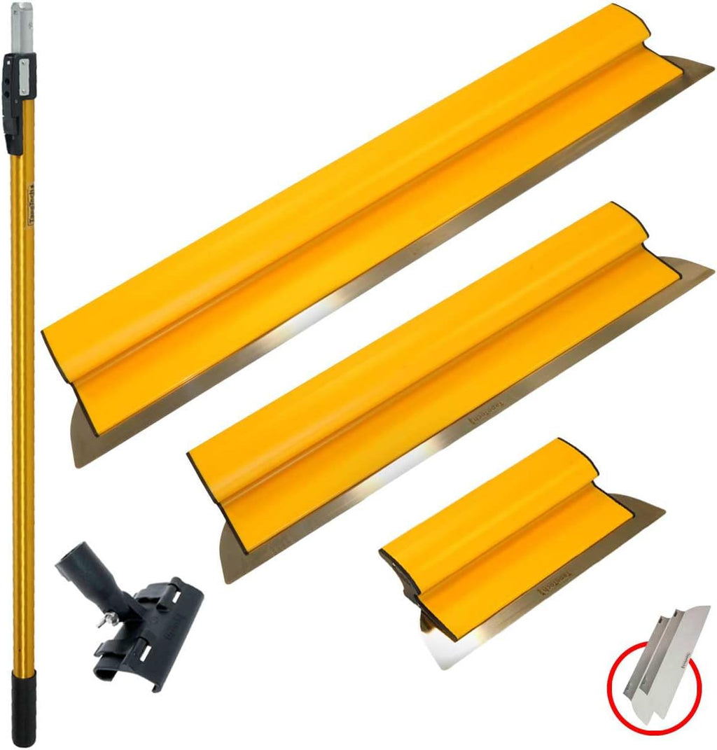 TapeTech 12'/24'/32' Finishing Knife Set & Replacement Blades