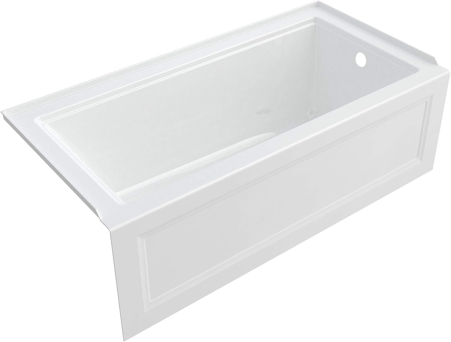 Town Square S 60'x30' Bathtub- Right Drain in White