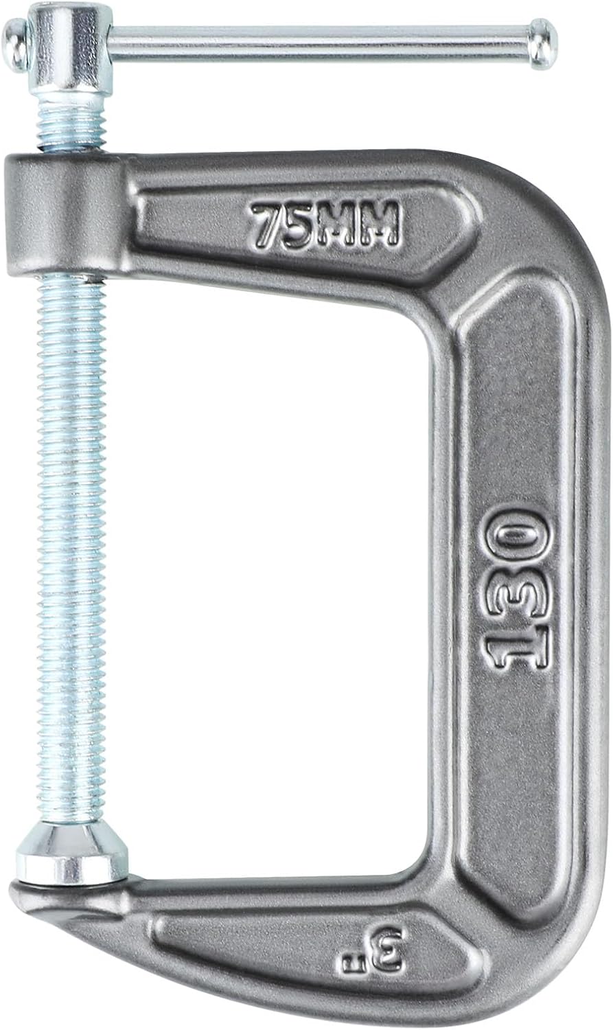 Olympia Tools Heavy Duty Cast Iron C-Clamps with 3-Inch Jaw Opening and 2-Inch Throat, 36 Pack