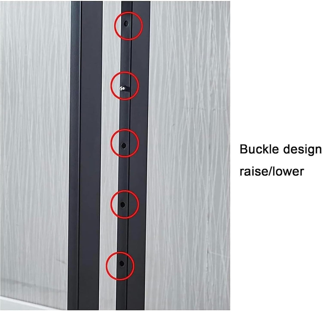 Floor-Standing Metal Garment Rack, Heavy Duty Clothing Rack 4 Way Rack, Adjustable Lifting Retail Display Hanging Shirt Garment Pipe Rack Commercial Hanger