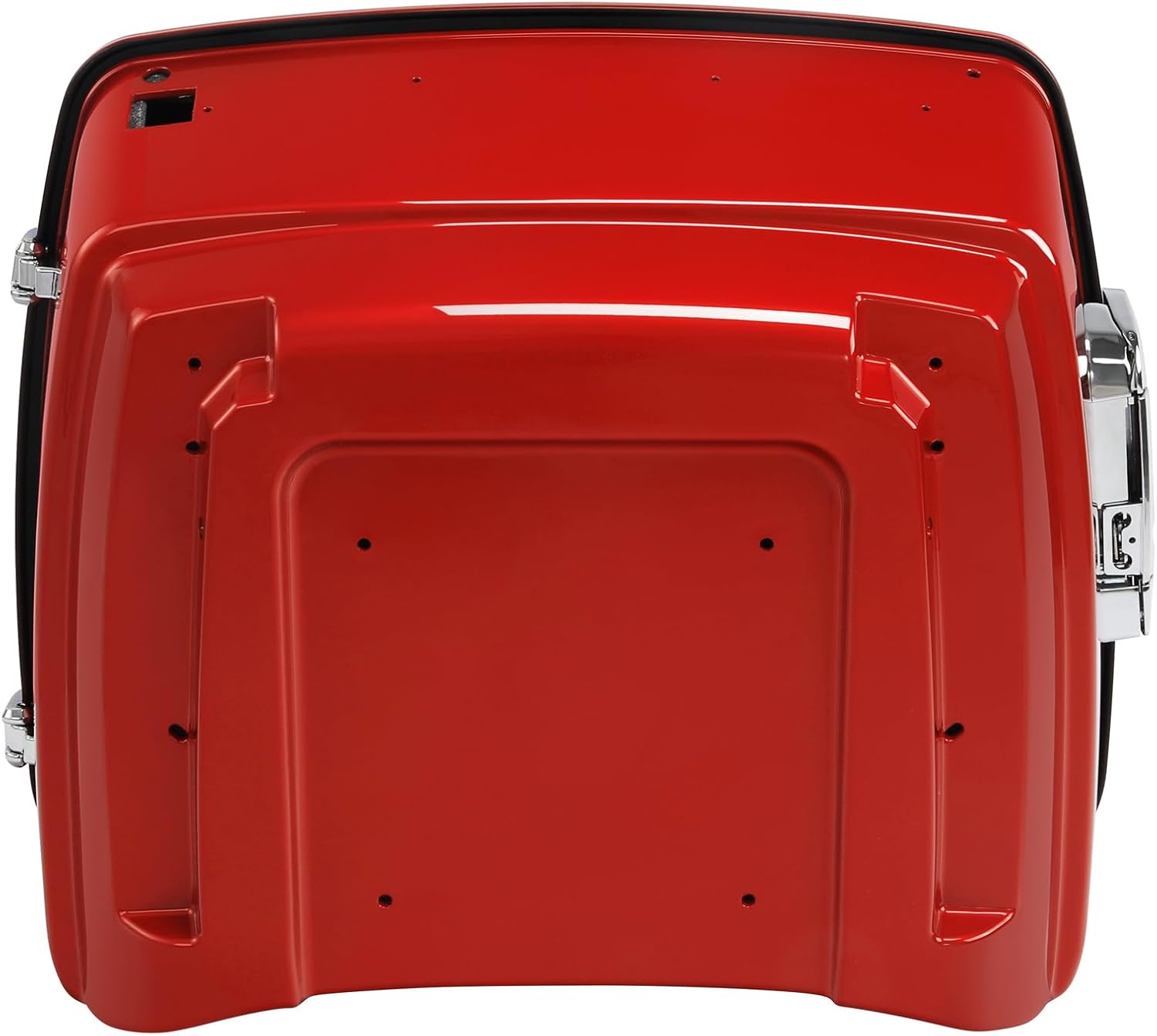 TCMT 13.7' King Motorcycle Trunk Box W/Latch Key Fit For Harley 2014-2025 Touring CVO Road King Road Glide Street Glide Electra Glide Ultra Limited Wicked Red