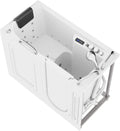 ANZZI Walk-In Tub, 27 x 53 in, Right Drain, Air & Whirlpool Jets, 110V | Spa features: Aromatherapy, chromatherapy, ADA slip-resistant seat, handheld shower, bath pillow included, LED light