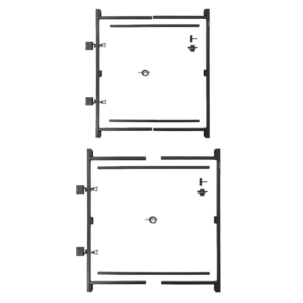 Adjust-A-Gate Steel Frame Anti Sag Adjustable Gate Building Kit 60 Inches to 96 Inches and 36 Inches to 60 Inches Set