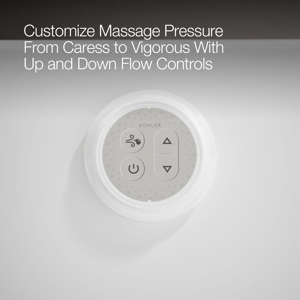 KOHLER K-1257-GHRA 72' X 36' Integral Apron Heated Bubblemassage™ Air Bath With Right-Hand Drain