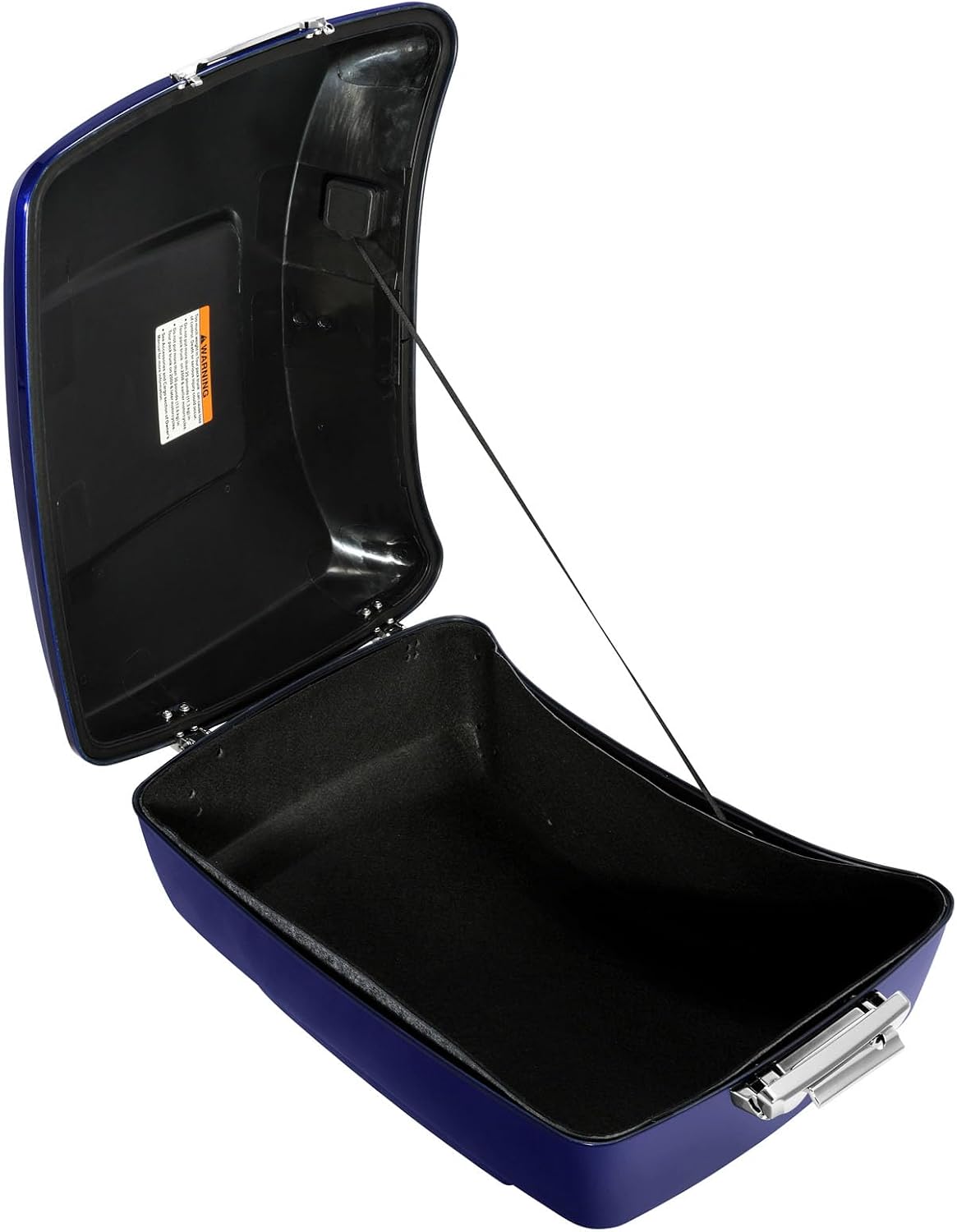 TCMT King Motorcycle Trunk Fit for Harley Touring 2014-2025 CVO Road King Road Glide Street Glide Electra Glide Ultra Limited Pack Blue/Black Sunglo