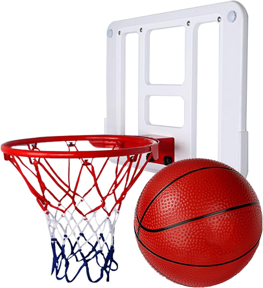 Mini Basketball Hoop Set, Wall-Mounted Backboard with Two Balls and Air Pump, The Best Gift for Boys and Girls