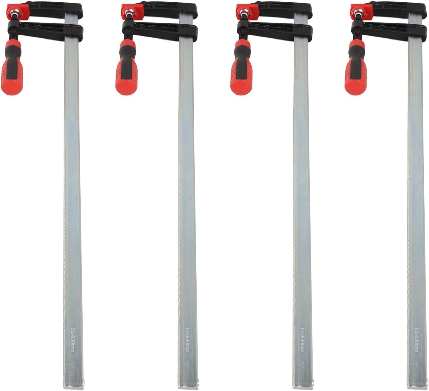 Quick Slide Heavy Duty Woodworking F Clamps Bar Clips for Woodworking Gluing and Splicing Processing 80 * 600mm Hand Tool Kit