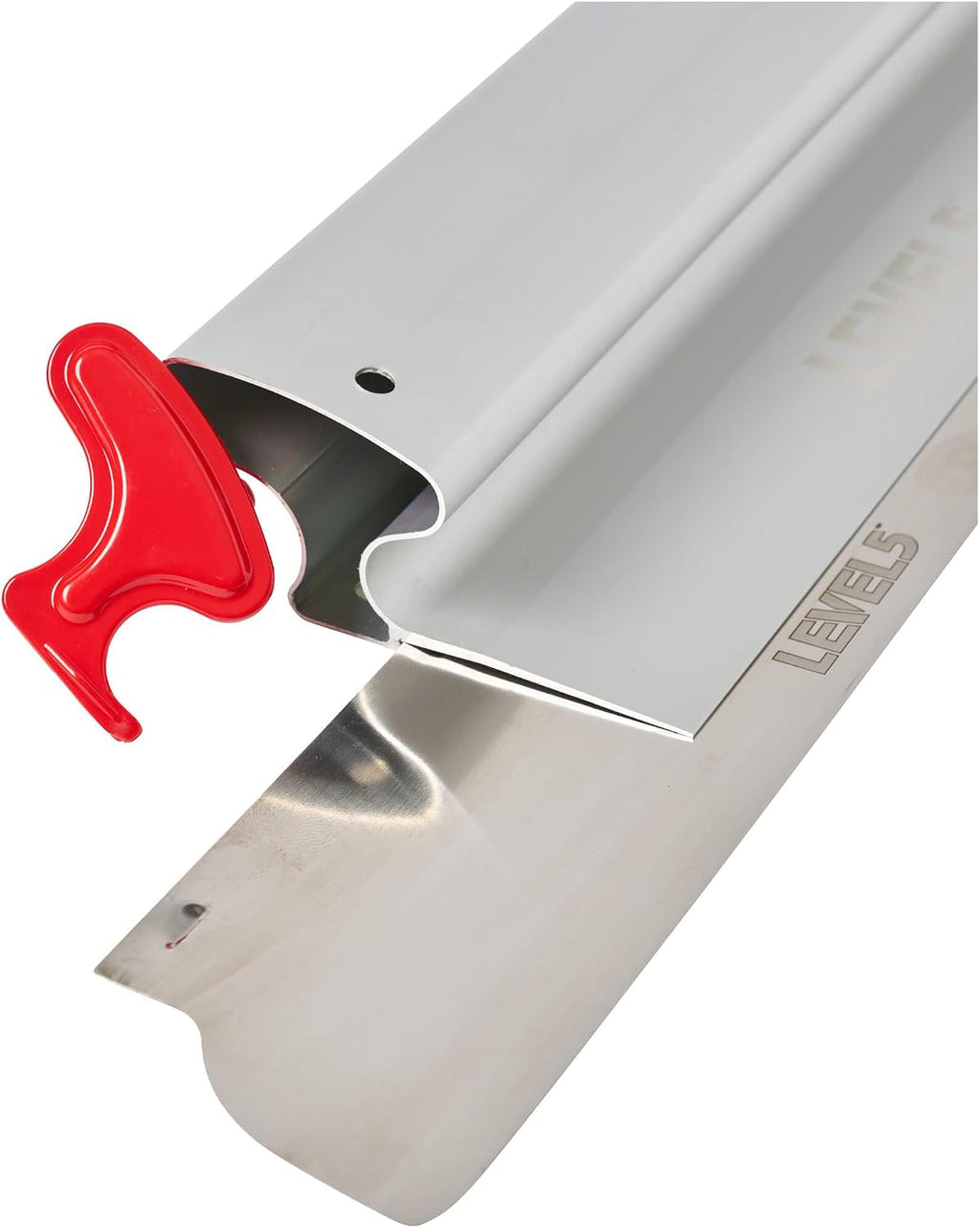 LEVEL5 Skimming Blade Combo, 14' Blade + 38.5' - 63' Extension Handle | Smoothing/Knockdown Drywall Knife | Extruded Aluminum & European Stainless Steel Construction | High-Impact End Caps | 5-423