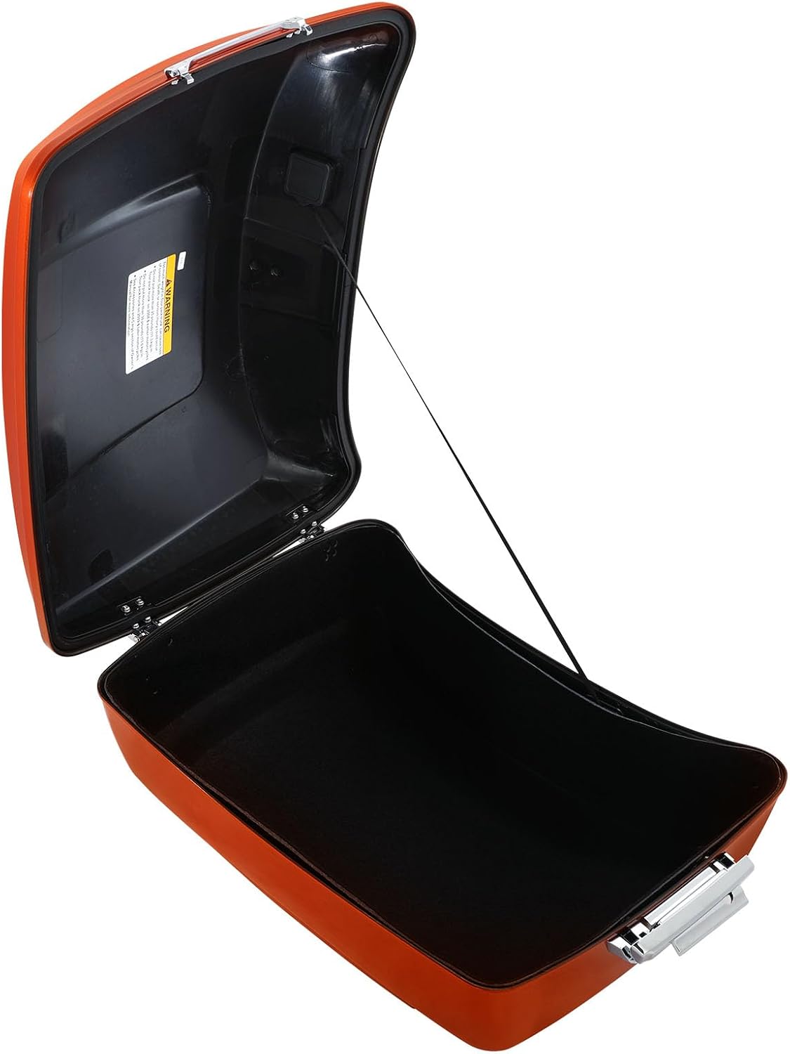 TCMT King Motorcycle Trunk Box Fit for Harley Touring 2014-2025 CVO Road King Road Glide Street Glide Electra Glide Ultra Limited Scorched Orange/Black Denim Pack